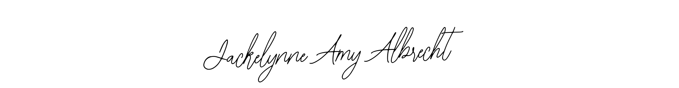 How to make Jackelynne Amy Albrecht signature? Bearetta-2O07w is a professional autograph style. Create handwritten signature for Jackelynne Amy Albrecht name. Jackelynne Amy Albrecht signature style 12 images and pictures png