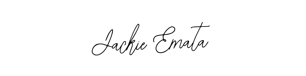 Also we have Jackie Emata name is the best signature style. Create professional handwritten signature collection using Bearetta-2O07w autograph style. Jackie Emata signature style 12 images and pictures png