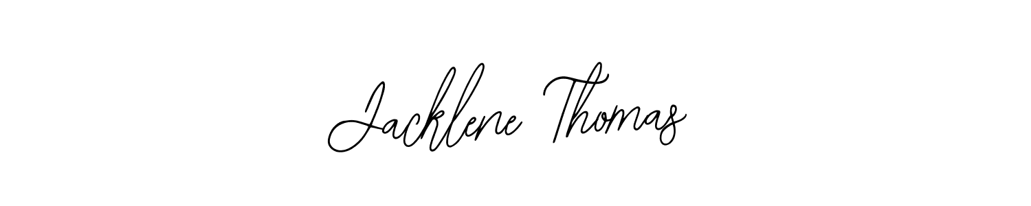 Also we have Jacklene Thomas name is the best signature style. Create professional handwritten signature collection using Bearetta-2O07w autograph style. Jacklene Thomas signature style 12 images and pictures png