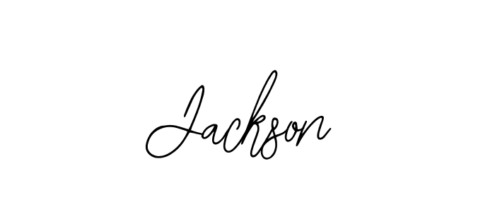 Design your own signature with our free online signature maker. With this signature software, you can create a handwritten (Bearetta-2O07w) signature for name Jackson. Jackson signature style 12 images and pictures png