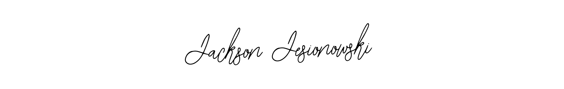 The best way (Bearetta-2O07w) to make a short signature is to pick only two or three words in your name. The name Jackson Jesionowski include a total of six letters. For converting this name. Jackson Jesionowski signature style 12 images and pictures png