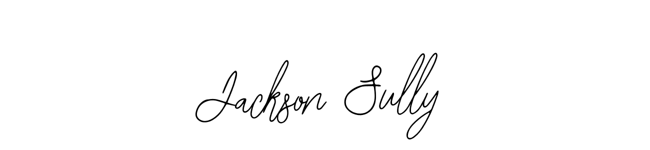 You should practise on your own different ways (Bearetta-2O07w) to write your name (Jackson Sully) in signature. don't let someone else do it for you. Jackson Sully signature style 12 images and pictures png