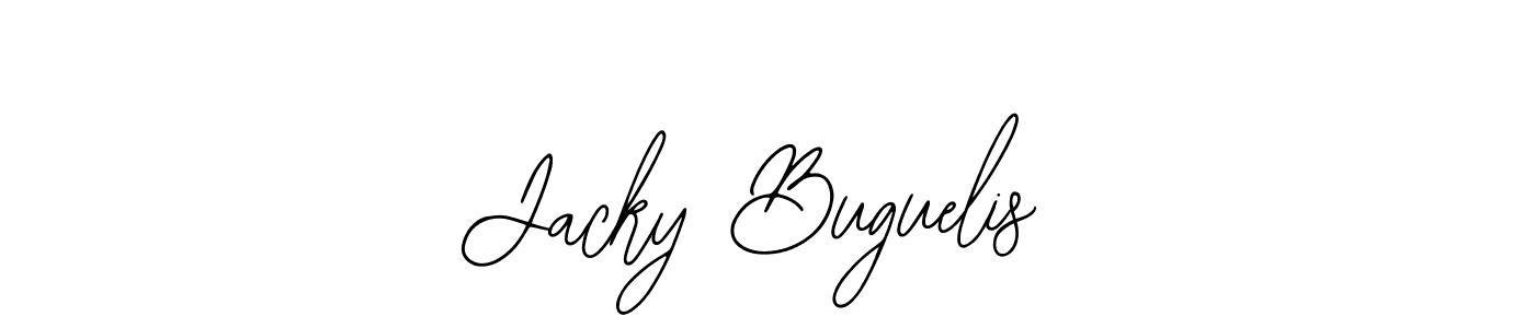 if you are searching for the best signature style for your name Jacky Buguelis. so please give up your signature search. here we have designed multiple signature styles  using Bearetta-2O07w. Jacky Buguelis signature style 12 images and pictures png