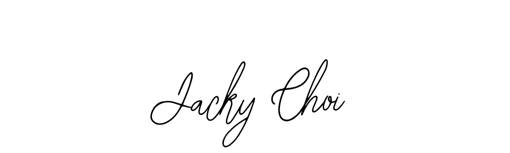 The best way (Bearetta-2O07w) to make a short signature is to pick only two or three words in your name. The name Jacky Choi include a total of six letters. For converting this name. Jacky Choi signature style 12 images and pictures png