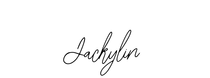 Use a signature maker to create a handwritten signature online. With this signature software, you can design (Bearetta-2O07w) your own signature for name Jackylin. Jackylin signature style 12 images and pictures png