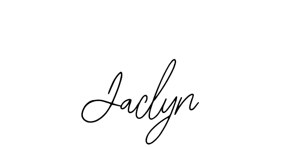 Use a signature maker to create a handwritten signature online. With this signature software, you can design (Bearetta-2O07w) your own signature for name Jaclyn. Jaclyn signature style 12 images and pictures png