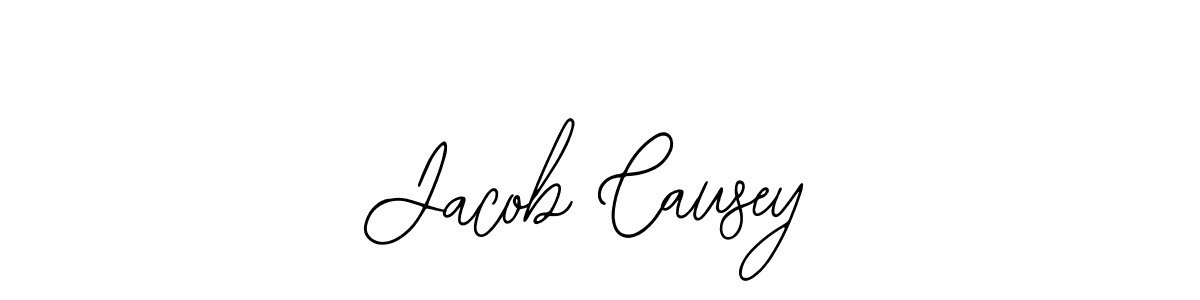 Use a signature maker to create a handwritten signature online. With this signature software, you can design (Bearetta-2O07w) your own signature for name Jacob Causey. Jacob Causey signature style 12 images and pictures png