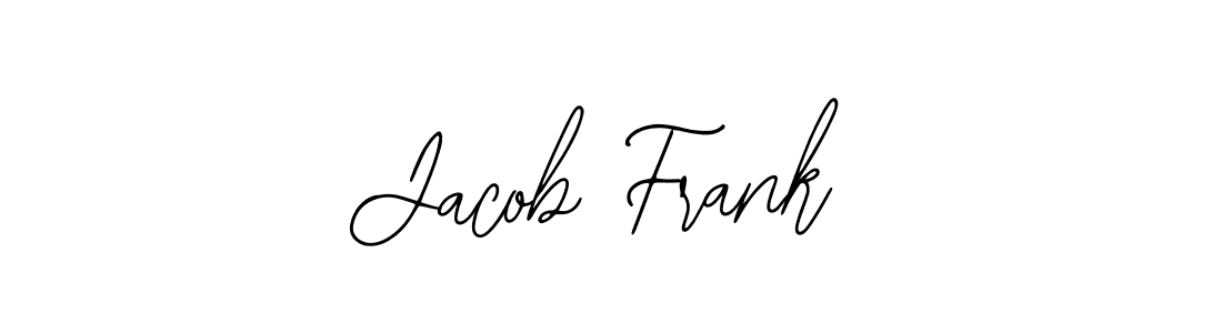 How to make Jacob Frank name signature. Use Bearetta-2O07w style for creating short signs online. This is the latest handwritten sign. Jacob Frank signature style 12 images and pictures png