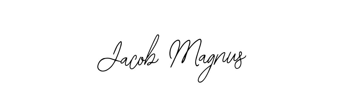 Use a signature maker to create a handwritten signature online. With this signature software, you can design (Bearetta-2O07w) your own signature for name Jacob Magnus. Jacob Magnus signature style 12 images and pictures png