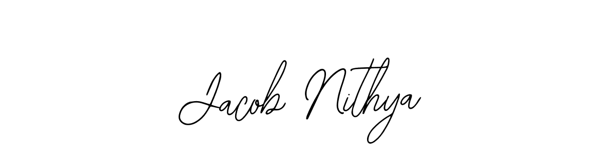 Design your own signature with our free online signature maker. With this signature software, you can create a handwritten (Bearetta-2O07w) signature for name Jacob Nithya. Jacob Nithya signature style 12 images and pictures png