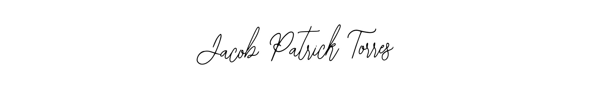 How to make Jacob Patrick Torres signature? Bearetta-2O07w is a professional autograph style. Create handwritten signature for Jacob Patrick Torres name. Jacob Patrick Torres signature style 12 images and pictures png