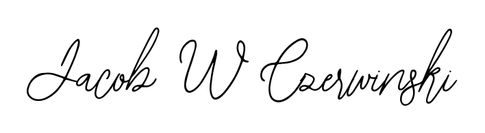 Jacob W Czerwinski stylish signature style. Best Handwritten Sign (Bearetta-2O07w) for my name. Handwritten Signature Collection Ideas for my name Jacob W Czerwinski. Jacob W Czerwinski signature style 12 images and pictures png