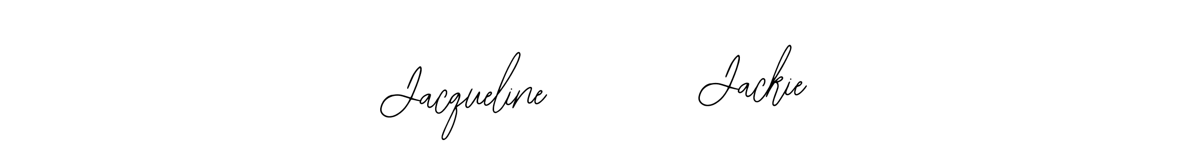 Use a signature maker to create a handwritten signature online. With this signature software, you can design (Bearetta-2O07w) your own signature for name Jacqueline        Jackie. Jacqueline        Jackie signature style 12 images and pictures png
