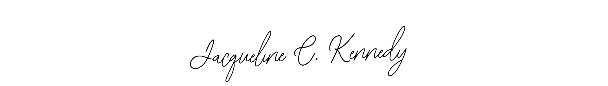 if you are searching for the best signature style for your name Jacqueline C. Kennedy. so please give up your signature search. here we have designed multiple signature styles  using Bearetta-2O07w. Jacqueline C. Kennedy signature style 12 images and pictures png