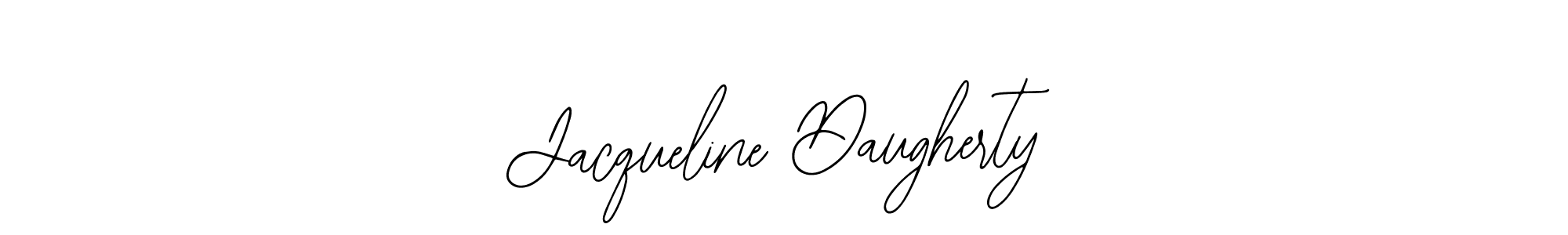 Make a short Jacqueline Daugherty signature style. Manage your documents anywhere anytime using Bearetta-2O07w. Create and add eSignatures, submit forms, share and send files easily. Jacqueline Daugherty signature style 12 images and pictures png