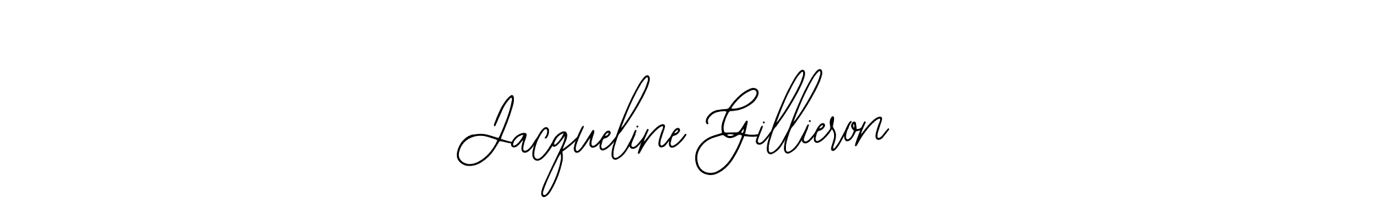 Similarly Bearetta-2O07w is the best handwritten signature design. Signature creator online .You can use it as an online autograph creator for name Jacqueline Gillieron. Jacqueline Gillieron signature style 12 images and pictures png