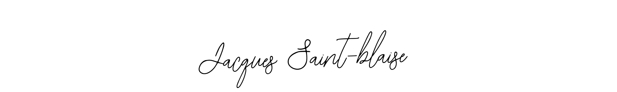 Bearetta-2O07w is a professional signature style that is perfect for those who want to add a touch of class to their signature. It is also a great choice for those who want to make their signature more unique. Get Jacques Saint-blaise name to fancy signature for free. Jacques Saint-blaise signature style 12 images and pictures png