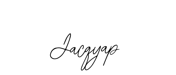 How to make Jacqyap name signature. Use Bearetta-2O07w style for creating short signs online. This is the latest handwritten sign. Jacqyap signature style 12 images and pictures png