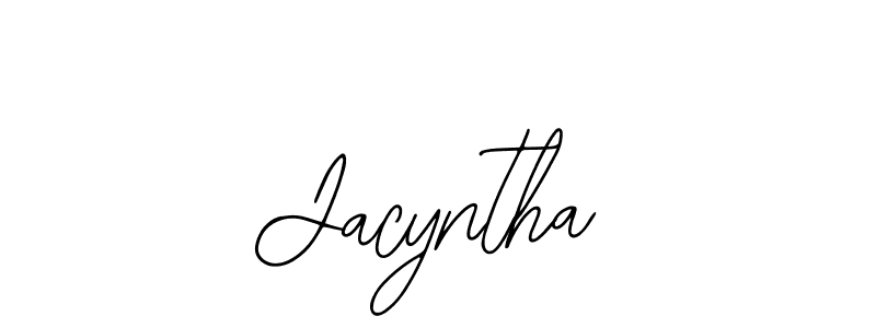 How to make Jacyntha name signature. Use Bearetta-2O07w style for creating short signs online. This is the latest handwritten sign. Jacyntha signature style 12 images and pictures png