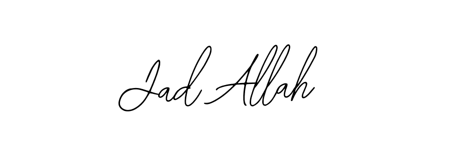 The best way (Bearetta-2O07w) to make a short signature is to pick only two or three words in your name. The name Jad Allah include a total of six letters. For converting this name. Jad Allah signature style 12 images and pictures png