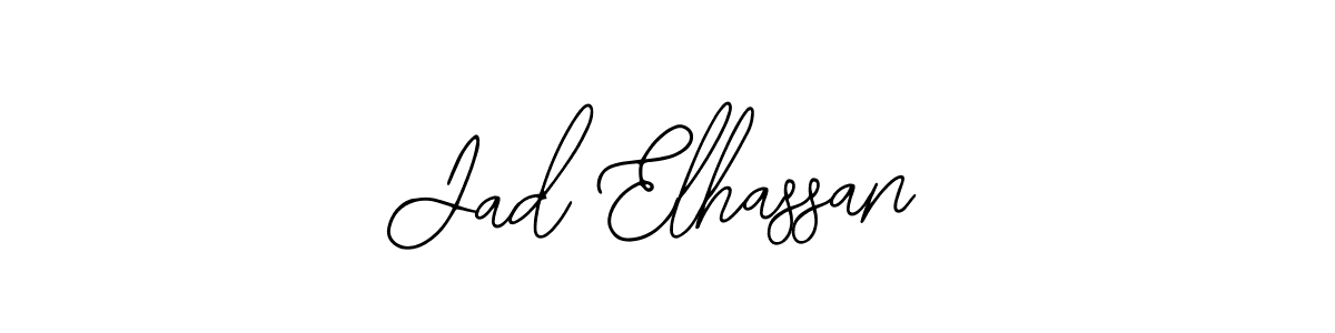 How to make Jad Elhassan signature? Bearetta-2O07w is a professional autograph style. Create handwritten signature for Jad Elhassan name. Jad Elhassan signature style 12 images and pictures png