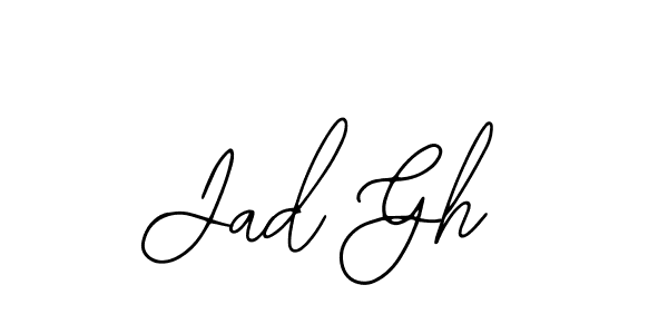 It looks lik you need a new signature style for name Jad Gh. Design unique handwritten (Bearetta-2O07w) signature with our free signature maker in just a few clicks. Jad Gh signature style 12 images and pictures png