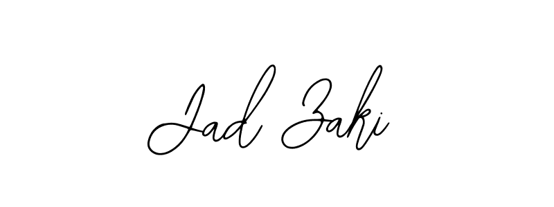 Create a beautiful signature design for name Jad Zaki. With this signature (Bearetta-2O07w) fonts, you can make a handwritten signature for free. Jad Zaki signature style 12 images and pictures png