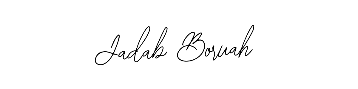 How to make Jadab Boruah name signature. Use Bearetta-2O07w style for creating short signs online. This is the latest handwritten sign. Jadab Boruah signature style 12 images and pictures png