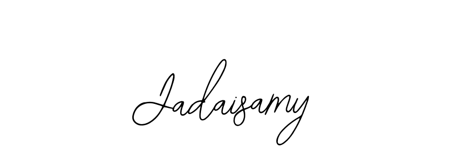 You should practise on your own different ways (Bearetta-2O07w) to write your name (Jadaisamy) in signature. don't let someone else do it for you. Jadaisamy signature style 12 images and pictures png