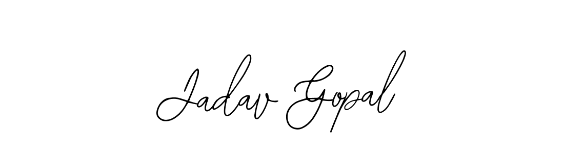 Use a signature maker to create a handwritten signature online. With this signature software, you can design (Bearetta-2O07w) your own signature for name Jadav Gopal. Jadav Gopal signature style 12 images and pictures png
