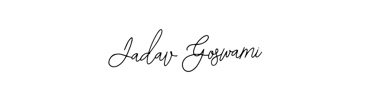 Also we have Jadav Goswami name is the best signature style. Create professional handwritten signature collection using Bearetta-2O07w autograph style. Jadav Goswami signature style 12 images and pictures png