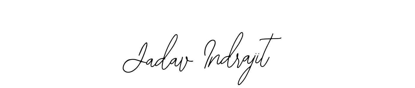 The best way (Bearetta-2O07w) to make a short signature is to pick only two or three words in your name. The name Jadav Indrajit include a total of six letters. For converting this name. Jadav Indrajit signature style 12 images and pictures png