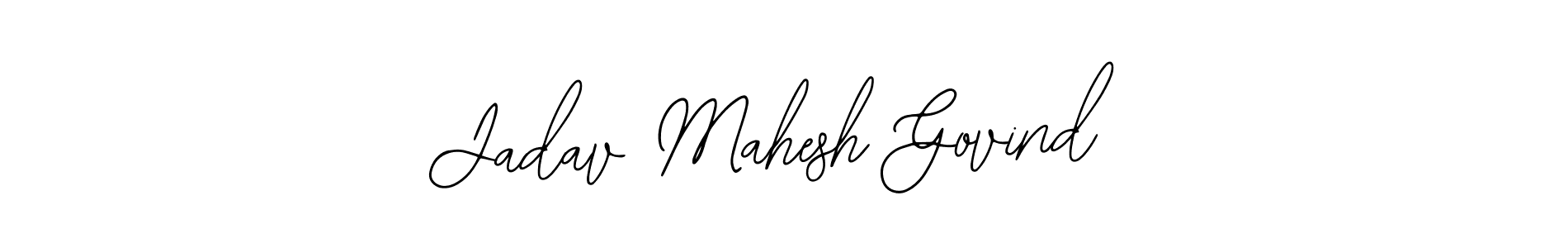 This is the best signature style for the Jadav Mahesh Govind name. Also you like these signature font (Bearetta-2O07w). Mix name signature. Jadav Mahesh Govind signature style 12 images and pictures png