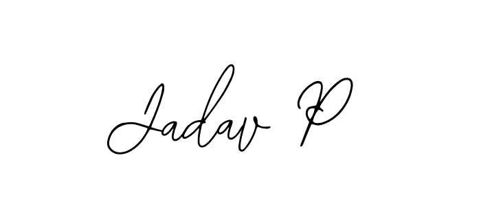 You should practise on your own different ways (Bearetta-2O07w) to write your name (Jadav P) in signature. don't let someone else do it for you. Jadav P signature style 12 images and pictures png