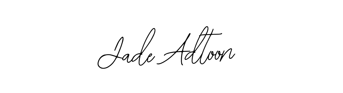 Similarly Bearetta-2O07w is the best handwritten signature design. Signature creator online .You can use it as an online autograph creator for name Jade Adtoon. Jade Adtoon signature style 12 images and pictures png