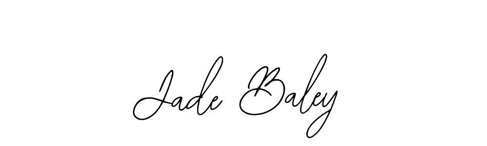 Design your own signature with our free online signature maker. With this signature software, you can create a handwritten (Bearetta-2O07w) signature for name Jade Baley. Jade Baley signature style 12 images and pictures png