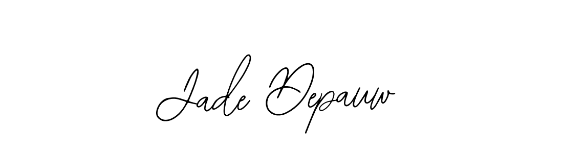 Make a beautiful signature design for name Jade Depauw. With this signature (Bearetta-2O07w) style, you can create a handwritten signature for free. Jade Depauw signature style 12 images and pictures png