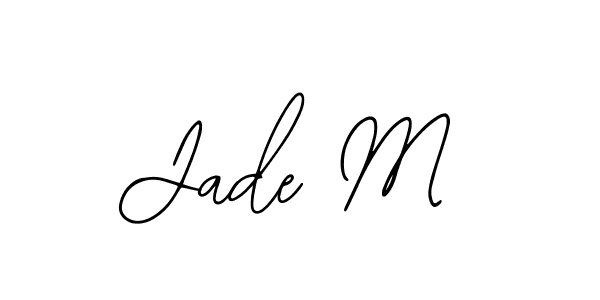 Make a beautiful signature design for name Jade M. With this signature (Bearetta-2O07w) style, you can create a handwritten signature for free. Jade M signature style 12 images and pictures png