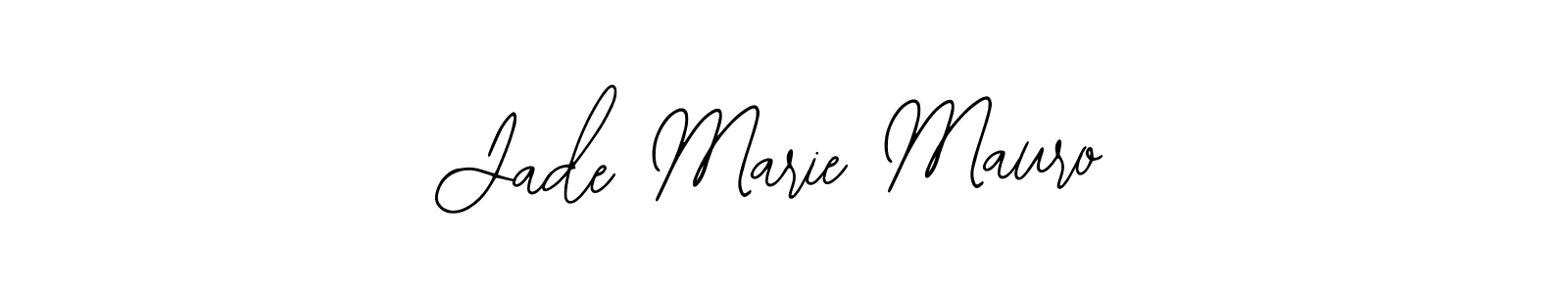 Use a signature maker to create a handwritten signature online. With this signature software, you can design (Bearetta-2O07w) your own signature for name Jade Marie Mauro. Jade Marie Mauro signature style 12 images and pictures png