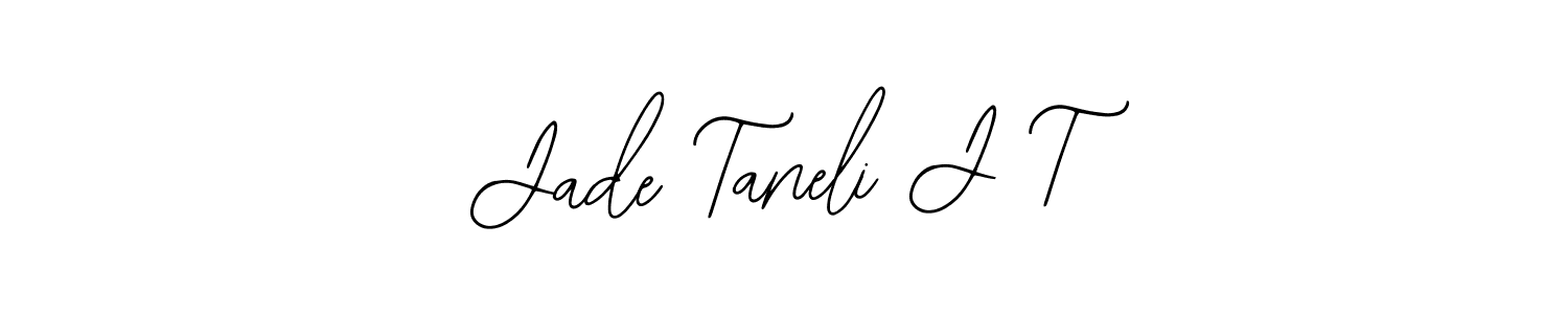 if you are searching for the best signature style for your name Jade Taneli J T. so please give up your signature search. here we have designed multiple signature styles  using Bearetta-2O07w. Jade Taneli J T signature style 12 images and pictures png
