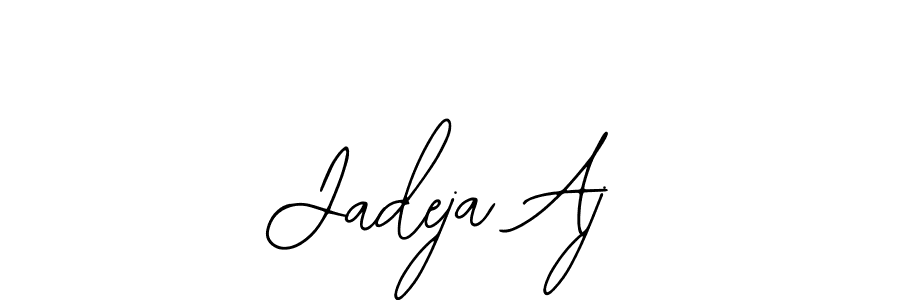 Create a beautiful signature design for name Jadeja Aj. With this signature (Bearetta-2O07w) fonts, you can make a handwritten signature for free. Jadeja Aj signature style 12 images and pictures png