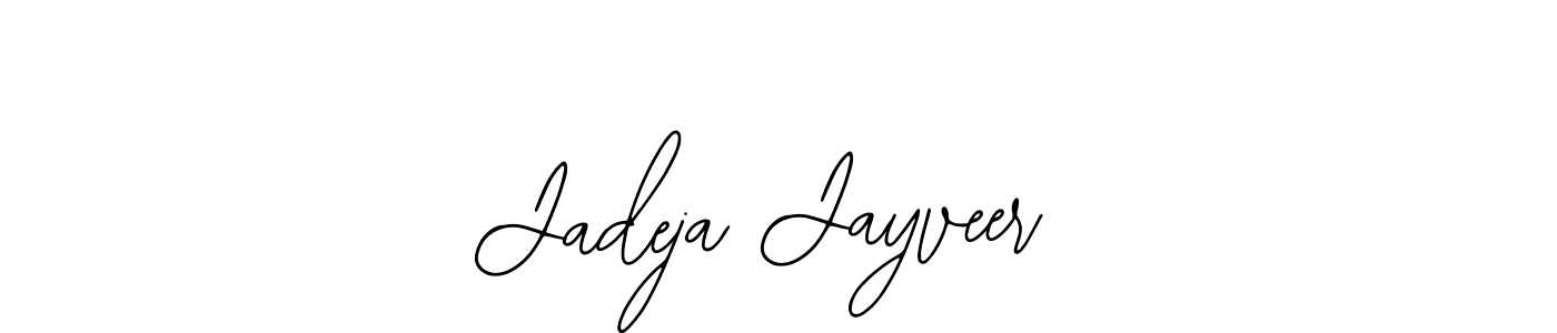 Make a beautiful signature design for name Jadeja Jayveer. With this signature (Bearetta-2O07w) style, you can create a handwritten signature for free. Jadeja Jayveer signature style 12 images and pictures png