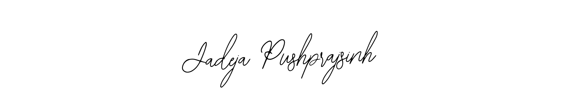 How to make Jadeja Pushprajsinh signature? Bearetta-2O07w is a professional autograph style. Create handwritten signature for Jadeja Pushprajsinh name. Jadeja Pushprajsinh signature style 12 images and pictures png