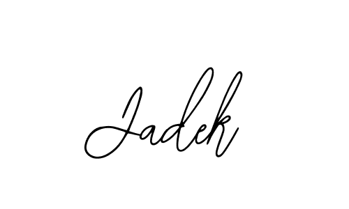 Design your own signature with our free online signature maker. With this signature software, you can create a handwritten (Bearetta-2O07w) signature for name Jadek. Jadek signature style 12 images and pictures png