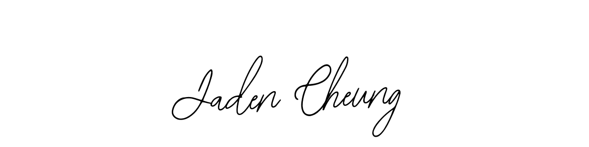 Jaden Cheung stylish signature style. Best Handwritten Sign (Bearetta-2O07w) for my name. Handwritten Signature Collection Ideas for my name Jaden Cheung. Jaden Cheung signature style 12 images and pictures png
