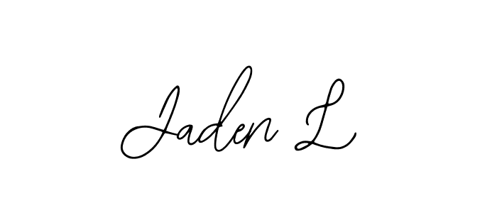 How to make Jaden L signature? Bearetta-2O07w is a professional autograph style. Create handwritten signature for Jaden L name. Jaden L signature style 12 images and pictures png