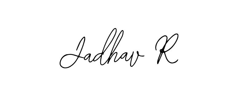 if you are searching for the best signature style for your name Jadhav R. so please give up your signature search. here we have designed multiple signature styles  using Bearetta-2O07w. Jadhav R signature style 12 images and pictures png