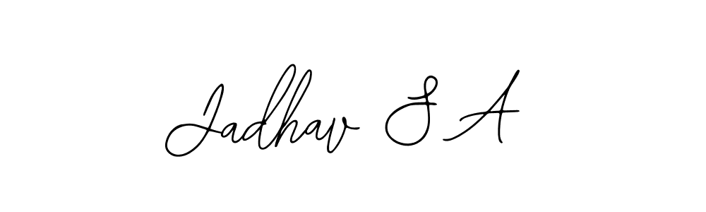 Create a beautiful signature design for name Jadhav S A. With this signature (Bearetta-2O07w) fonts, you can make a handwritten signature for free. Jadhav S A signature style 12 images and pictures png