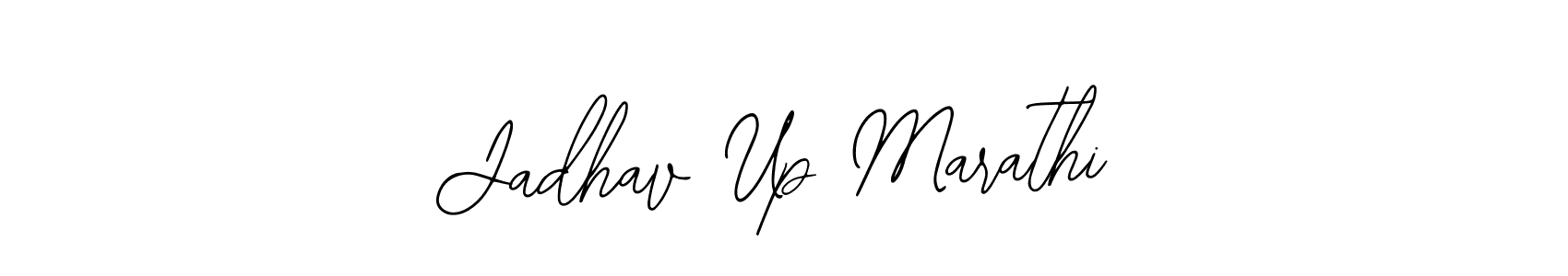 The best way (Bearetta-2O07w) to make a short signature is to pick only two or three words in your name. The name Jadhav Up Marathi include a total of six letters. For converting this name. Jadhav Up Marathi signature style 12 images and pictures png