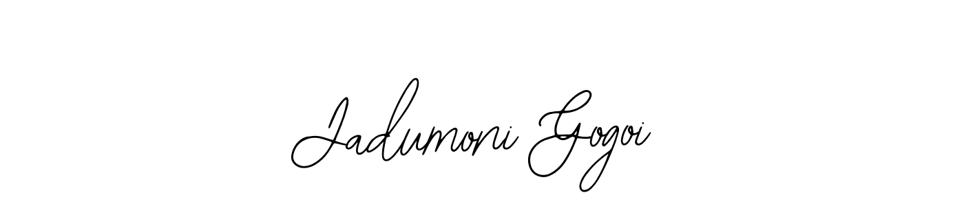 Design your own signature with our free online signature maker. With this signature software, you can create a handwritten (Bearetta-2O07w) signature for name Jadumoni Gogoi. Jadumoni Gogoi signature style 12 images and pictures png